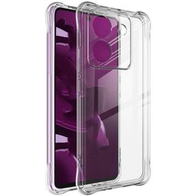 TPU чехол GETMAN Ease logo усиленные углы Full Camera для Xiaomi Poco M7 Pro 5G Бесцветный (прозрачный)