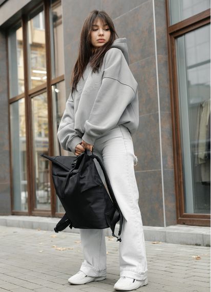 Жіночий рюкзак Sambag RollTop KZN чорний 41 х 27 х 18 см (24300065) | Зображення 3