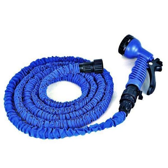 Шланг для полива X HOSE 30 м с распылителем, садовый шланг, поливочный шланг для сада СИНИЙ | Зображення 6