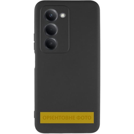 Чехол TPU GETMAN Liquid Silk Full Camera для Xiaomi Redmi 15 (Global) Черный / Black | Зображення 2