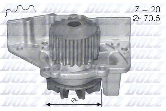 Насос системи охолодження DOLZ C119 на CITROËN ZX (N2)