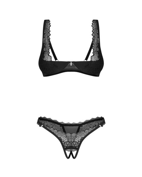 Комплект Obsessive Deina More 2-pcs crotchless set L/XL Sex Aura | Зображення 3