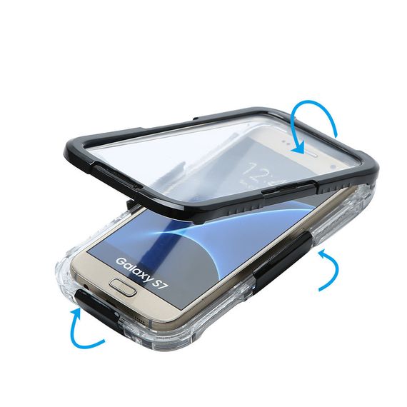 Подводный чехол аквабокс PRIMO для Samsung S7 - Black | Зображення 1