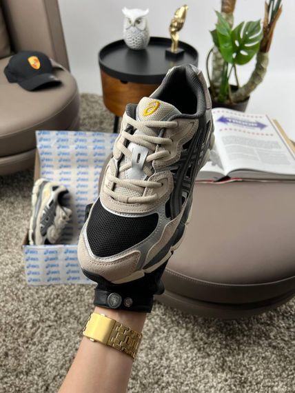 Чоловічі кросівки ASICS Gel-NYC  Black Grey Beige весна / осінь A3484 43 27,5 | Зображення 7