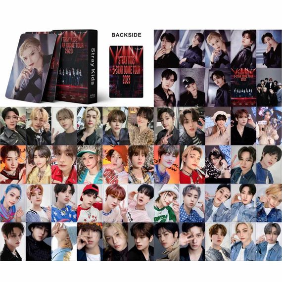 Lomo Ломокарты Стрей Кидс Stray Kids 5-STAR DOME Tour 2023, 55 карт | Зображення 1
