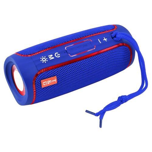 Портативна Bluetooth колонка з підсвічуванням LED TG288. Колір: синій | Зображення 1