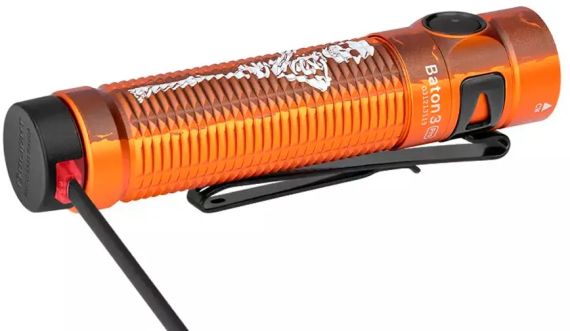 Ліхтар Olight Baton 3 Pro Orange Skeleton | Зображення 5