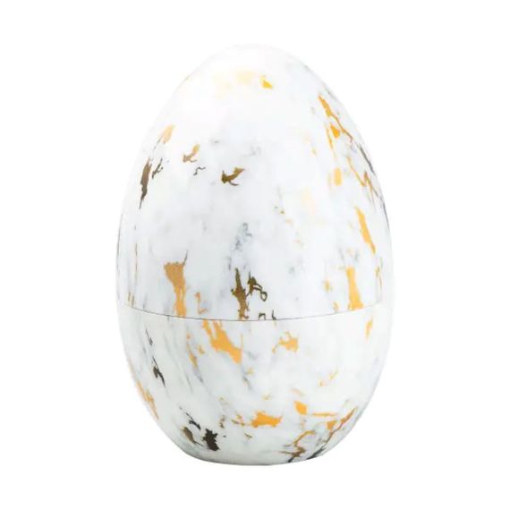 Набір столових приладів на 6 персон із нержавіючої сталі 24 штуки з підставкою Яйце Мармур HP7885 | Зображення 1