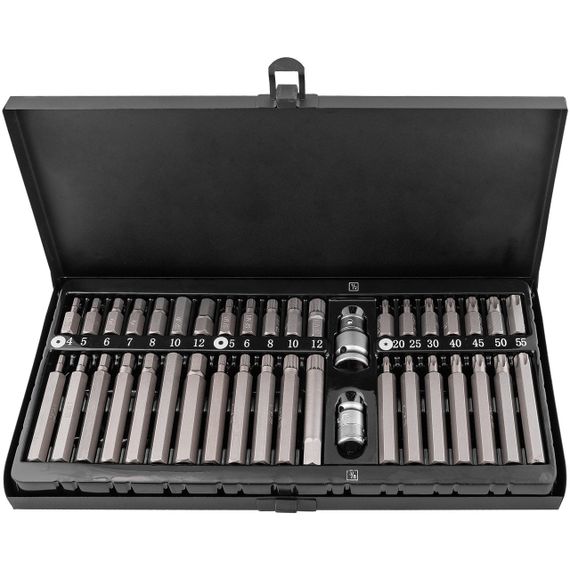 Набір біт IMBUS, HEX, TORX, SPLINE Richmann 40 шт (C6940)