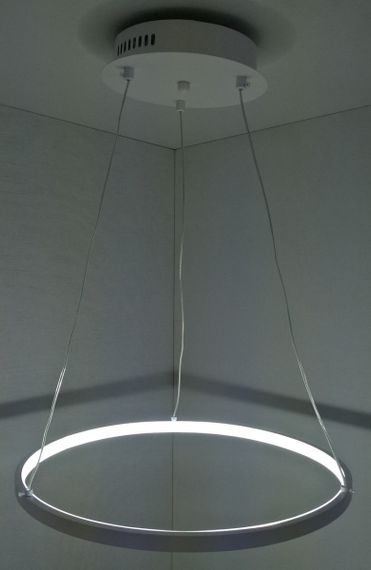 Люстра світлодіодна підвісна LED світильник для квартири на стелю лед 25532 Білий 15-100х40х40 см. | Зображення 1