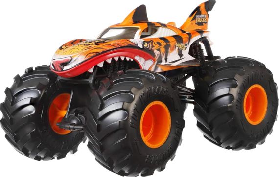 Монстр-трак Хот Вилс Тигровая акула 1:24 Оригинал Hot Wheels Monster Truck Tiger Shark | Зображення 1