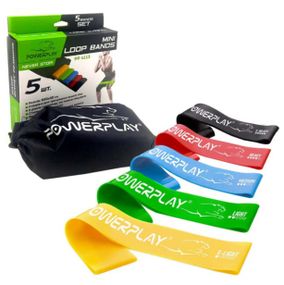 Гумки для фітнесу PowerPlay 4113 Mini Power Band Set набір із 5 шт. (від 1 до 20 кг) (PP_4113)
