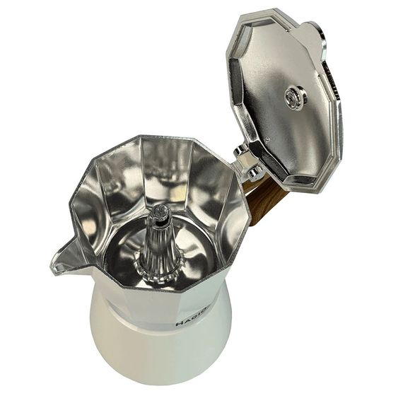 Гейзерна кавоварка Magio MG-1008 300 мл, кавоварка для індукційної плити, гейзерна турка для кави | Зображення 3