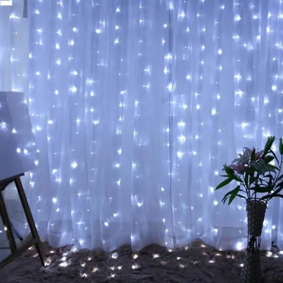Гірлянда Світлодіодна Штора Xmas 200 LED 3х2 м Білий USB | Зображення 2