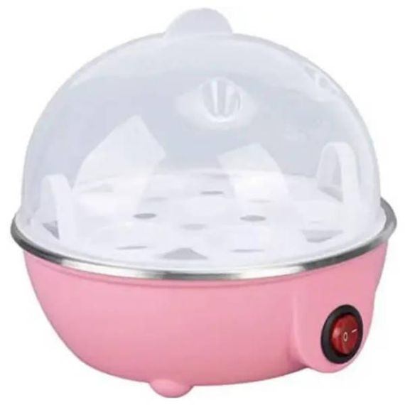 Яйцеварка на 7 яиц електрическая яичная плита Розовая