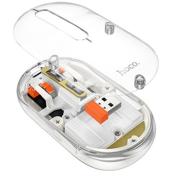 Миша бездротова Hoco GM35 General Bluetooth + 2.4G Space Gray | Зображення 1