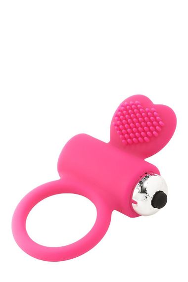 Эрекционное кольцо с вибрацией Dream Toys FLIRTS COCKRING PINK Sex Aura | Зображення 2