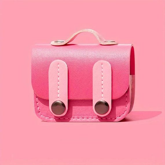 Шкіряний футляр Briefcase для навушників AirPods 3 Pink | Зображення 1