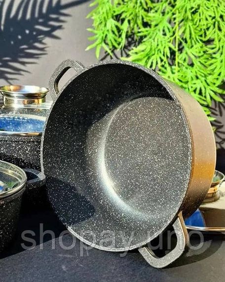 Казан с мраморным антипригарным покрытием UNIQUE UN-5272 ∙ Казан UNIQUE UN-5272 1,7 л | Зображення 2