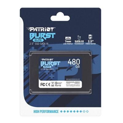 Накопитель SSD 2.5&quot; 480GB Burst Elite Patriot (PBE480GS25SSDR) (PBE480GS25SSDR) | Зображення 3