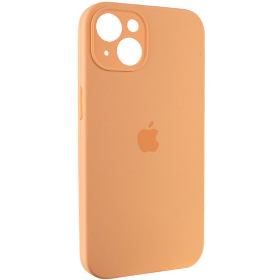 Чехол Silicone Case Full Camera Protective (AA) для Apple iPhone 15 (6.1") Оранжевый / Cantaloupe | Зображення 1