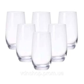 Набор стаканов 6 штук по 360 мл прозрачный HP557