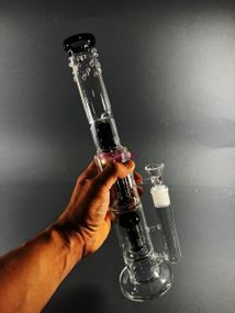 Стеклянная трубка Medusa Double Black