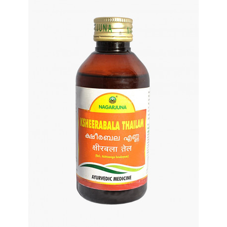 Олія для тіла кшарабалу таїлом 200 мл, Ksheerabala thailam 200ml nagarjuna,