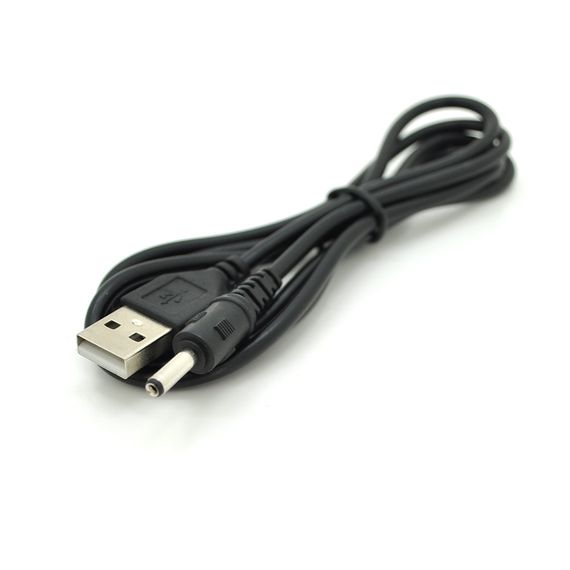 Кабель для планшета USB2.0(M)=> 3.5/1.35mm(M), 0, 7м, Black, OEM