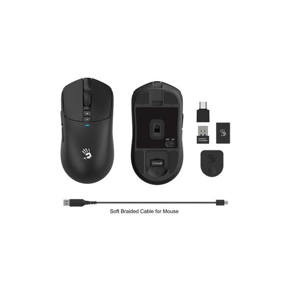 Мишка A4Tech Bloody R72 Ultra Wireless/USB Black (4711421000895) | Зображення 8