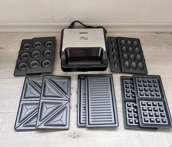 Вафельниця мультимейкер 5в1 Zepline ZP-802 2200W | Зображення 2