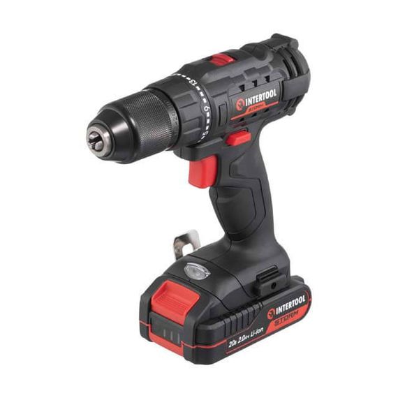 Дриль-шурупокрут акумуляторний 35 Нм INTERTOOL WT-0350