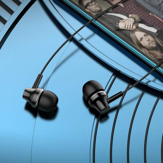 Навушники BOROFONE BM74 Singer universal earphones with microphone Black | Зображення 3
