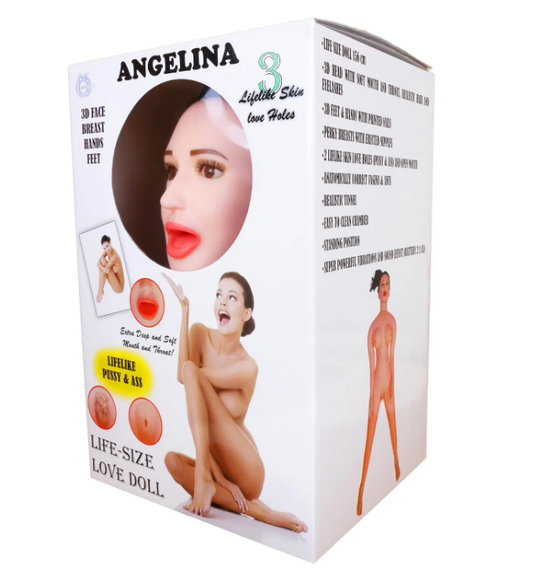 Надувна лялька BOYS of TOYS - ANGELINA 3D із вставкою з кібершкіри та вібростимуляцією sexstyle | Зображення 4