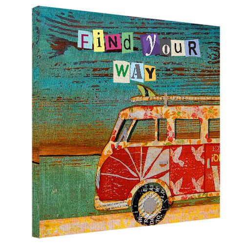 Картина на холсте Find your way 50х50 см (H5050_DVD022)