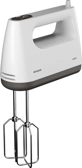 Міксер AIWA TeSaberu AHX-600 ручний 450Вт/ 5 швидк./ TURBO/ білий | Зображення 2