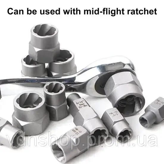 Инструменты для удаления гаек, набор 14 шт | Зображення 3