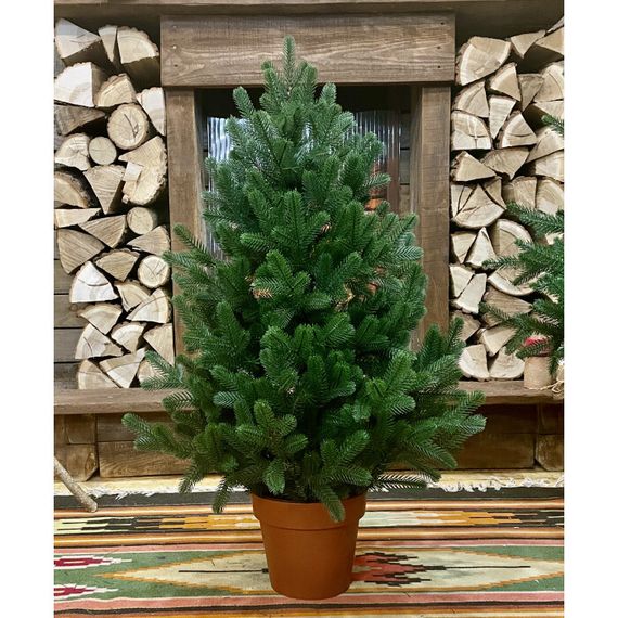Ялинка Traditional лита в горщику 90 см зелена новинка | Зображення 7