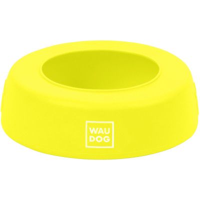 Посуда для собак WAUDOG Silicone Миска-непроливайка 750 мл желтая (50788)