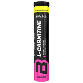 L-карнитин BioTech Effervescent L-Carnitine 500 mg 20 tabs (Lemon-Lime)