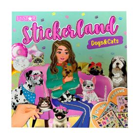Дитяча книжечка з наклейками "Dogs & Cats" РМ-87-03