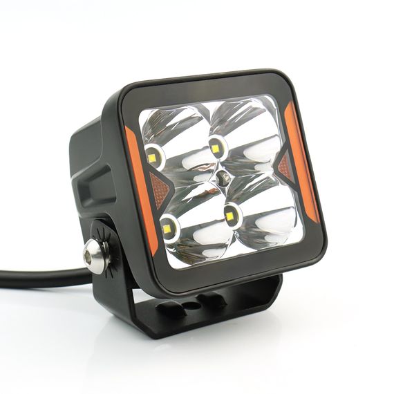 Світлодіодна фара StarLight SL-W0120S квадратна, дальнє світло WHITE + DRL 20W 2400Lm 5700K 12/24V | Зображення 1