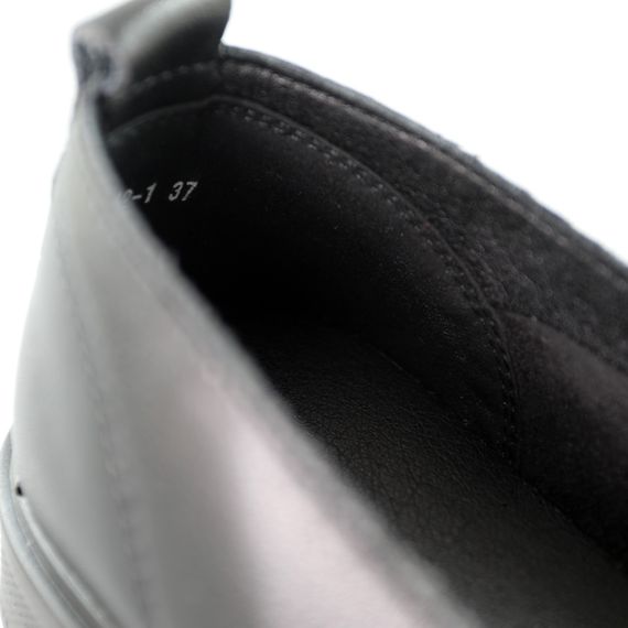 Лофери жіночі шкіряні 591622 Чорні 37 38 39 40 41 42 | Зображення 4