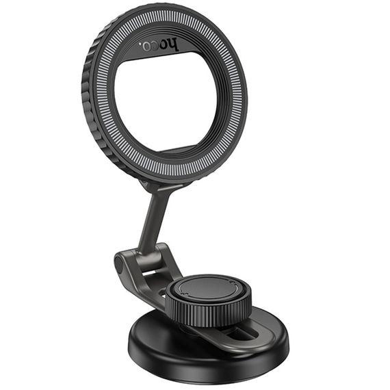 Автотримач Hoco H77 View (center console) Black / Metal gray | Зображення 4