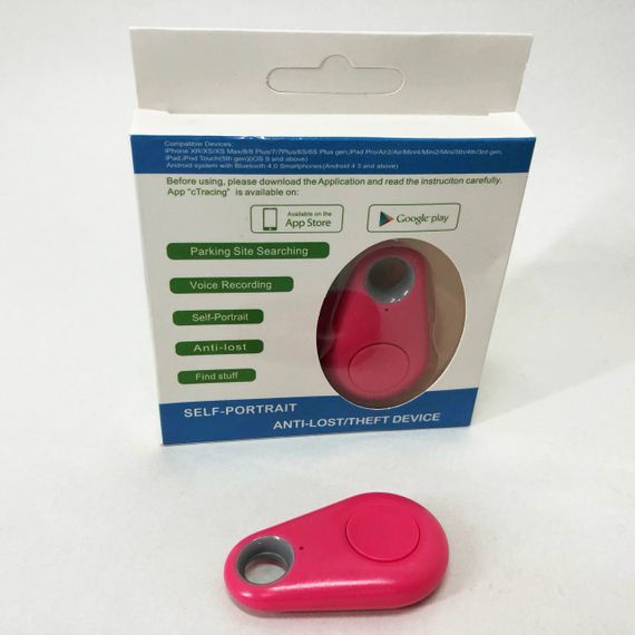 Трекер-брелок Anti Lost, Bluetooth брелок антипотеряшка, Брелок-трекер пошуковий. Колір: рожевий | Зображення 8