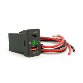 АЗУ FPUV-G, PD+QC3.0, Type-C: 30W, 5V-3A/9V-3A/12V-2.5A, USB: 18W