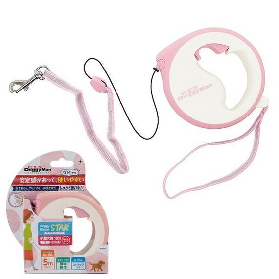 DoggyMan Retractable Lead Star доггимен стар Повідець рулетка для собак до 10кг, трос 5м