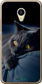 Чохол на Meizu M5 Димчастий кіт "825t-420-2448"