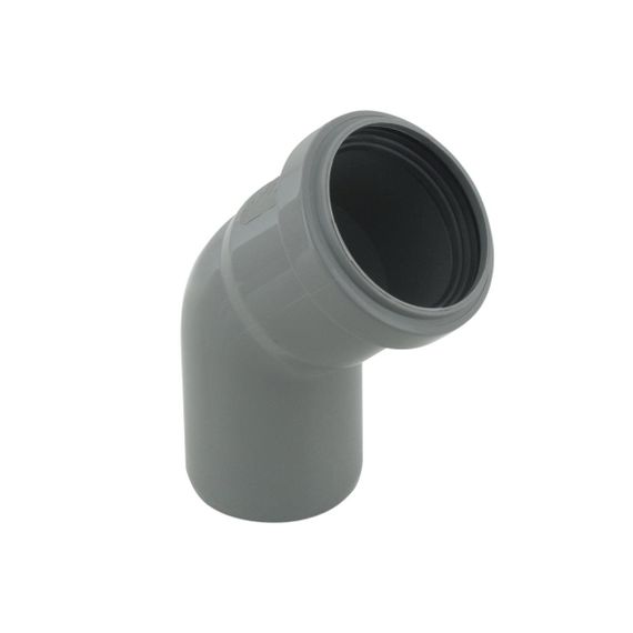 Коліно внутрішнє каналізаційне PolMark ф 50мм x45°