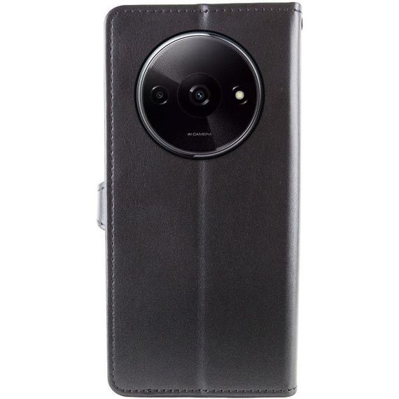 Кожаный чехол-книжка GETMAN Gallant (PU) для Xiaomi Redmi A3 Черный | Зображення 1